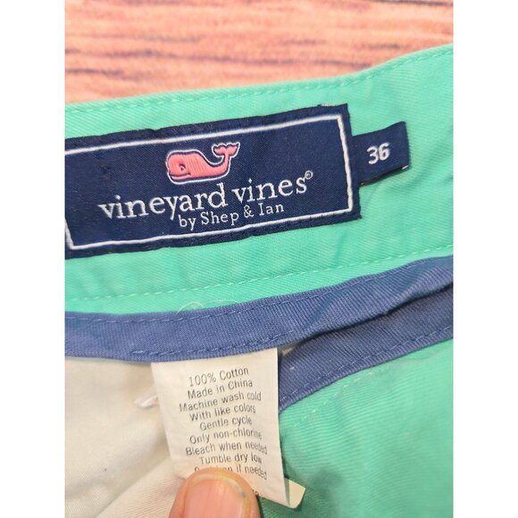 Vineyard Vines Mens Turquoise Club Short 36 - Picture 3 of 7